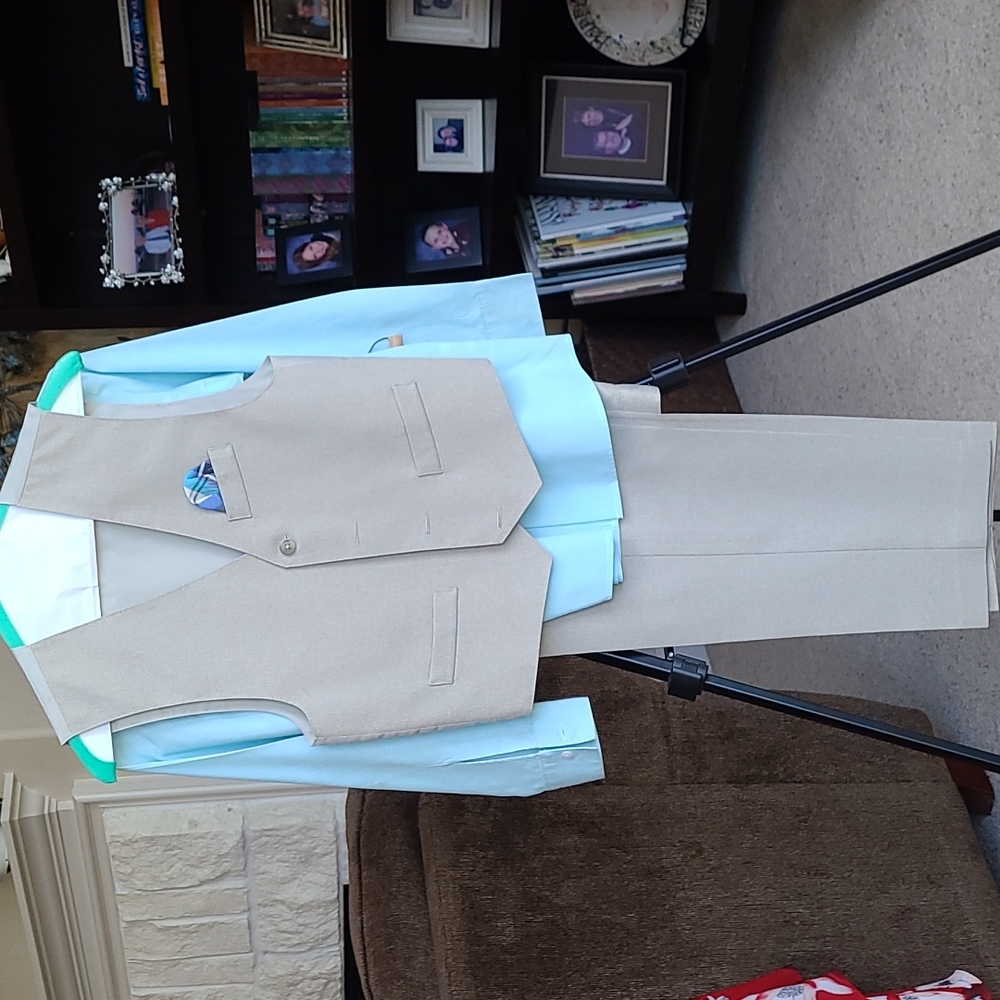 Youth Vest, Slacks & Dress Shirt, size 10